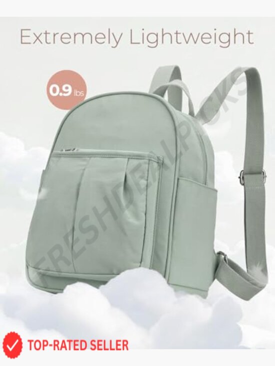 Mini Backpack for Women Lightweight Nylon Travel Backpack Daypack Purse main image 5